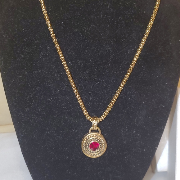 Cristal set earring and necklace 18" - Picture 8 of 8